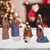 African American Expressions  Black Nativity Set  African American Nativity Scene Figurines for Christmas Decor  Indoor Holiday Display Featuring Mary, Joseph, and Baby Jesus  Faith Family Love view 3