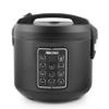 AROMA Digital Rice Cooker, Multicooker, 6-Cup (Uncooked) / 12-Cup (Cooked), Steamer, Slow Cooker, Oatmeal Cooker, Grain Cooker, Auto Keep Warm, 3 Qt, Black, ARC-966BD view 1