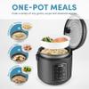 AROMA Digital Rice Cooker, Multicooker, 6-Cup (Uncooked) / 12-Cup (Cooked), Steamer, Slow Cooker, Oatmeal Cooker, Grain Cooker, Auto Keep Warm, 3 Qt, Black, ARC-966BD view 2