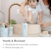 ZCCZ Bathroom Accessory Set, 4 Pcs Marble Look Bathroom Vanity Countertop Bathroom Dcor Sets Accessories with Soap Dispenser, Toothbrush Holder Set, Tumbler, Soap Dish view 4
