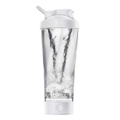 VOLTRX Premium Electric Protein Shaker Bottle, Made with Tritan - BPA Free - 24 oz Vortex Portable Mixer Cup/USB Rechargeable Shaker Cups for Protein Shakes