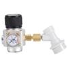 Bewinner Mini 0-90 PSI Aluminum CO2 Regulator for Homebrewing, Ball Lock Gas Disconnect Regulator Compatible with Draft Beer Keg Systems view 1