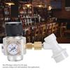 Bewinner Mini 0-90 PSI Aluminum CO2 Regulator for Homebrewing, Ball Lock Gas Disconnect Regulator Compatible with Draft Beer Keg Systems view 3