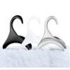 Bag-a-Vie Purse Hanger for Closet - Handbag Organizer Hooks for Hanging Bags & Purses, Protecting Bag Shape & Organizing Space (3 Hangers, Black Plastic) view 3