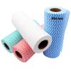 Abcsea 2 rolls of kitchen Dish cleaning cloths, Reusable Kitchen Dish cleaning Towels, Reusable Cleaning Wipes, Dish Rags (red and blue) view 2