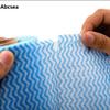 Abcsea 2 rolls of kitchen Dish cleaning cloths, Reusable Kitchen Dish cleaning Towels, Reusable Cleaning Wipes, Dish Rags (red and blue) view 4