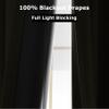 Frelement Extra Wide Breathable Faux Linen Curtains Noise Reduction Bronze Grommet Drapes with Blackout Lining for Bedroom, Patio Door, Bathroom, 120" W x 84" L, Gray, 1 Panel view 4
