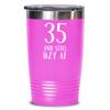 35th Birthday Gifts For Women Funny Tumbler Gifts for Men Gag Gift For Thirty Five 35 Year Old Husband Funny Thirty Fifth Gifts for Him Coffee Mugs Te view 1