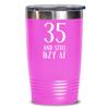35th Birthday Gifts For Women Funny Tumbler Gifts for Men Gag Gift For Thirty Five 35 Year Old Husband Funny Thirty Fifth Gifts for Him Coffee Mugs Te view 2