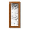 ArtToFrames 6x17 Inch Brown Picture Frame, This 1.25 Inch Custom Wood Poster Frame is Honey - Comes with Regular Glass and Corrugated Backing (2WOM0066-81375-YHNY-6x17) view 3