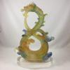 Amore Jewell New Dragon Talent Large with Base Fengshui Decoration Ornament Gift for Home & Office (Liuli Crystal Glass) view 1