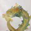 Amore Jewell New Dragon Talent Large with Base Fengshui Decoration Ornament Gift for Home & Office (Liuli Crystal Glass) view 2
