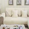 28x94inch Plush Furniture Protector Couch Slipcover Modern Luxury Sofa Loveseat Recliner Cover Machine Washable Cream White Faux Fur Anti Slip Sofa Slipcover Pet Dog Friendly One Piece view 3
