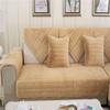 28x71inch Plush Furniture Protector Couch Slipcover Modern Luxury Sofa Loveseat Recliner Cover Machine Washable Brown Faux Fur Anti Slip Sofa Slipcover Pet Dog Friendly One Piece view 3