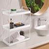 3-Tier Bathroom Countertop Organizer Vanity Tray Cosmetic & Makeup Storage Kitchen Spice Rack Standing Shelf, White view 2