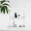 3-Tier Bathroom Countertop Organizer Vanity Tray Cosmetic & Makeup Storage Kitchen Spice Rack Standing Shelf, White view 3