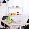 3-Tier Bathroom Countertop Organizer Vanity Tray Cosmetic & Makeup Storage Kitchen Spice Rack Standing Shelf, White view 4