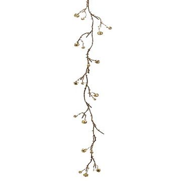 6' Jingle Bell Garland Gold (Pack of 6)