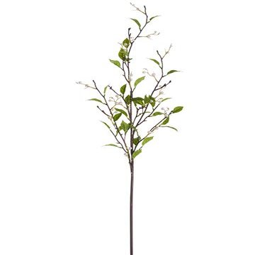 Arcadia Silk Plantation 45" Bead Leaf Spray Green Pearl (Pack of 12)