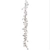 67" Glittered Faux Cotton Ball Garland Glittered White (pack of 4) view 1