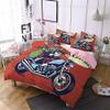 Kids 3D Bedding Set Christmas Santa Claus Print Twin King Duvet Cover Bedclothes with Pillowcase Full Queen Quilt Cover Home Textiles for Adults (US Queen) view 2