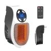 450W Space Heater, Remote Wall Outlet Electric Small Space Heater as Seen on TV with Adjustable Thermostat and Timer and Led Display, Compact for Home,Office,Bathroom view 1