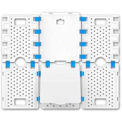 BoxLegend V4 Shirt Folding Board Enlarged and Widened Shirt Folder Folding Adults Laundry Tool Clothes Folder Laundry folders Folding Boards for tshirt, Sweater, Pants, Dresses, White