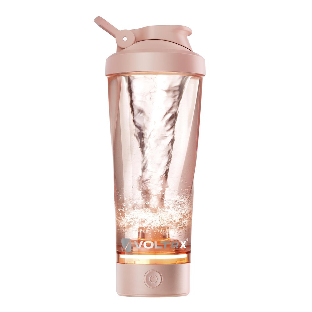 VOLTRX Premium Electric Protein Shaker Bottle, Made with Tritan - BPA Free - 24 oz Vortex Portable Mixer Cup/USB Rechargeable Shaker Cups for Protein Shakes