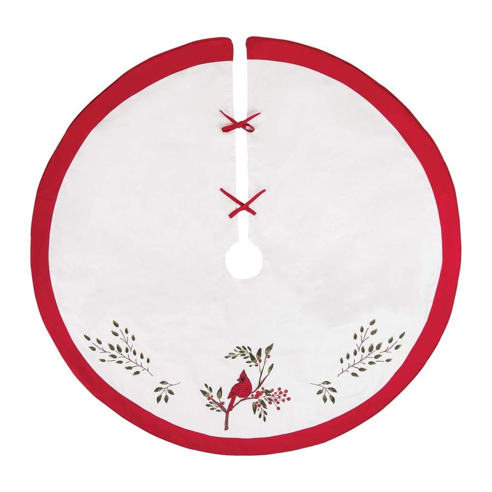 C&F Home 54", Sprig Bird Tree Skirt