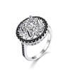Bansriracha Flower 925 Sterling Silver Fine Jewelry Trendy Engagement Bague Femme for Women Wedding Rings (8) view 1
