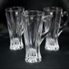 Czech Crystal Glass Coffee Tea set of 6 cups, Clear Crystal Glass 5oz /150 ml, Modern Cups, Bohemia, Home decor, view 2