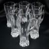Czech Crystal Glass Coffee Tea set of 6 cups, Clear Crystal Glass 5oz /150 ml, Modern Cups, Bohemia, Home decor, view 4
