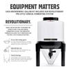 BrewDemon Premium Signature Kit Pro  NO AIRLOCK OR SIPHON REQUIRED  Conical Fermenter Eliminates Sediment and Makes Great Tasting Home Brewed Beer - Includes a 2 Gallon Pilsner Recipe view 3