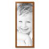 ArtToFrames 14x37 Inch Brown Picture Frame, This 1.25 Inch Custom Wood Poster Frame is Honey, Great for Your Art or Photos - Comes with Economy Acrylic view 2