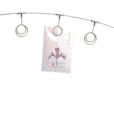TFu Wall Hanging Photo Display, DIY Picture Photo Frame String with 12 Clips for Hanging Photos Notes and Artworks (Round Shape Clip)
