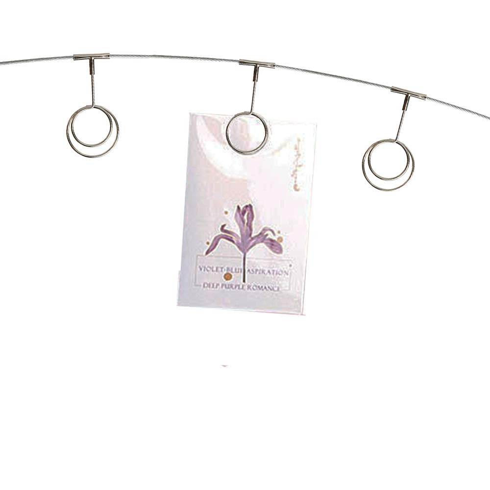 TFu Wall Hanging Photo Display, DIY Picture Photo Frame String with 12 Clips for Hanging Photos Notes and Artworks (Round Shape Clip)