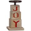 11.5" Joy Candleholder Brown Red (Pack of 4) view 1
