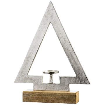 29.5" Tree Candleholder Table Top Silver