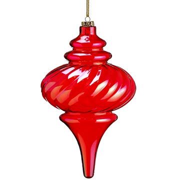 10" Iridescent Finial Ornament (pack of 12)