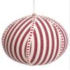 8" Stripe Ball Ornament (pack of 2) view 1