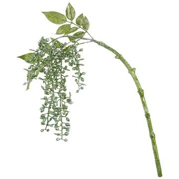 Arcadia Silk Plantation 25" Woodbine Tree Berry Spray Metallic Green (Pack of 24)