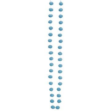 6' Pompom Garland Blue (Pack of 24)