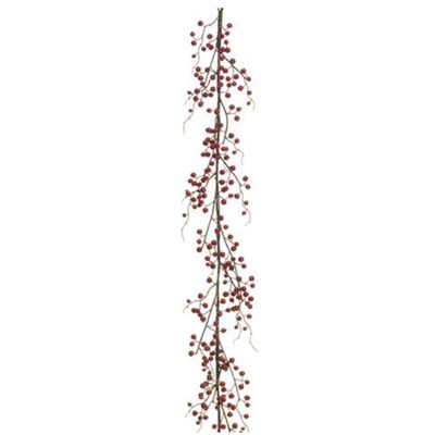 Arcadia Silk Plantation 72" Berry Garland Red (Pack of 4)