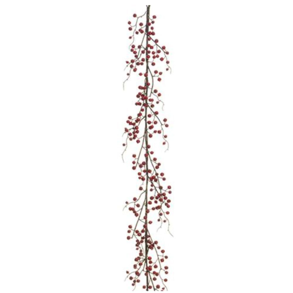 Arcadia Silk Plantation 72" Berry Garland Red (Pack of 4)