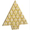 Arcadia Silk Plantation 25" Wx32 L Plaid Tree-Shaped Wall Decor/Card Holder Gold Beige (Pack of 2) view 1