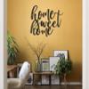 Badger Steel USA - Home Sweet Home Cursive - Metal Wall Art - 22" X 26" - Black view 1