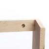 Heirloom Products Wood Spice Rack Wall Mount Made in USA Solid Walnut, Oak, or Maple Wood (24x16, Maple) view 3