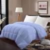 Saferay Green Bedding Quilted Comforter - 1 Piece Down Alternative Bed Comforter Duvet Insert with Corner Tabs, All Season, Breathable, Soft, Lightweight, Grand King Size, 106"x 106" - Light Blue view 2