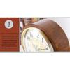 CLOCKZHJI Retro Desk Clock Retro Table Clock/Desktop Clock-NordicWood Clock Home Bedroom Mute Clock Living Room Fashion Decoration Creative Bedside Table Clock Table Clock (Size : 26.5 * 16 * 25cm) view 3