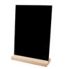 Wooden Tabletop Chalkboard with Stand Mini Chalkboard Signs Desktop Message Board for DIY Home Decoration 1Pcs (Rectangle) view 1